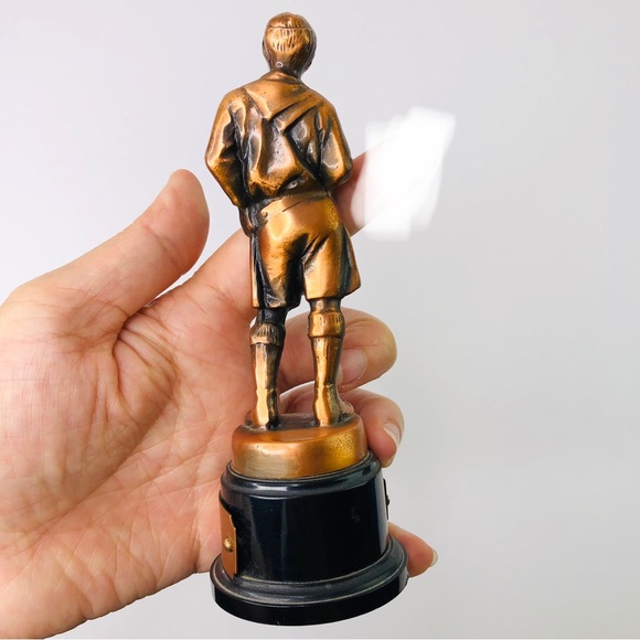 Boy Scout of AMERICA Trophy 1975 Statue Bronze In Appreciation to DICK MILLER - Picture 8 of 8